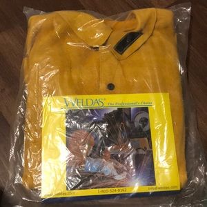 Golden brown welding shirt